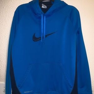 Nike Blue with black sweater